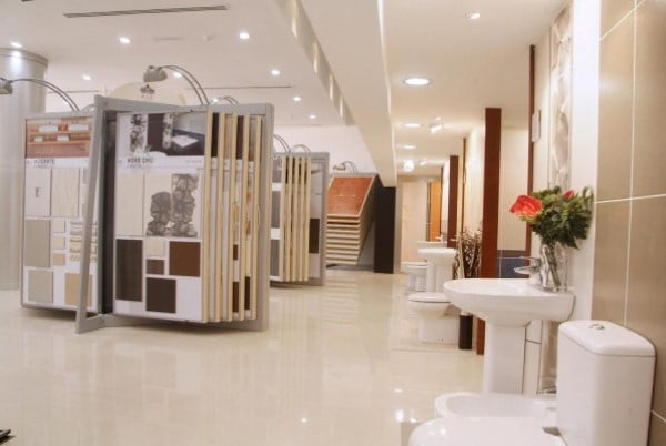 Thiết kế showroom gạch men ốp lát đẹp