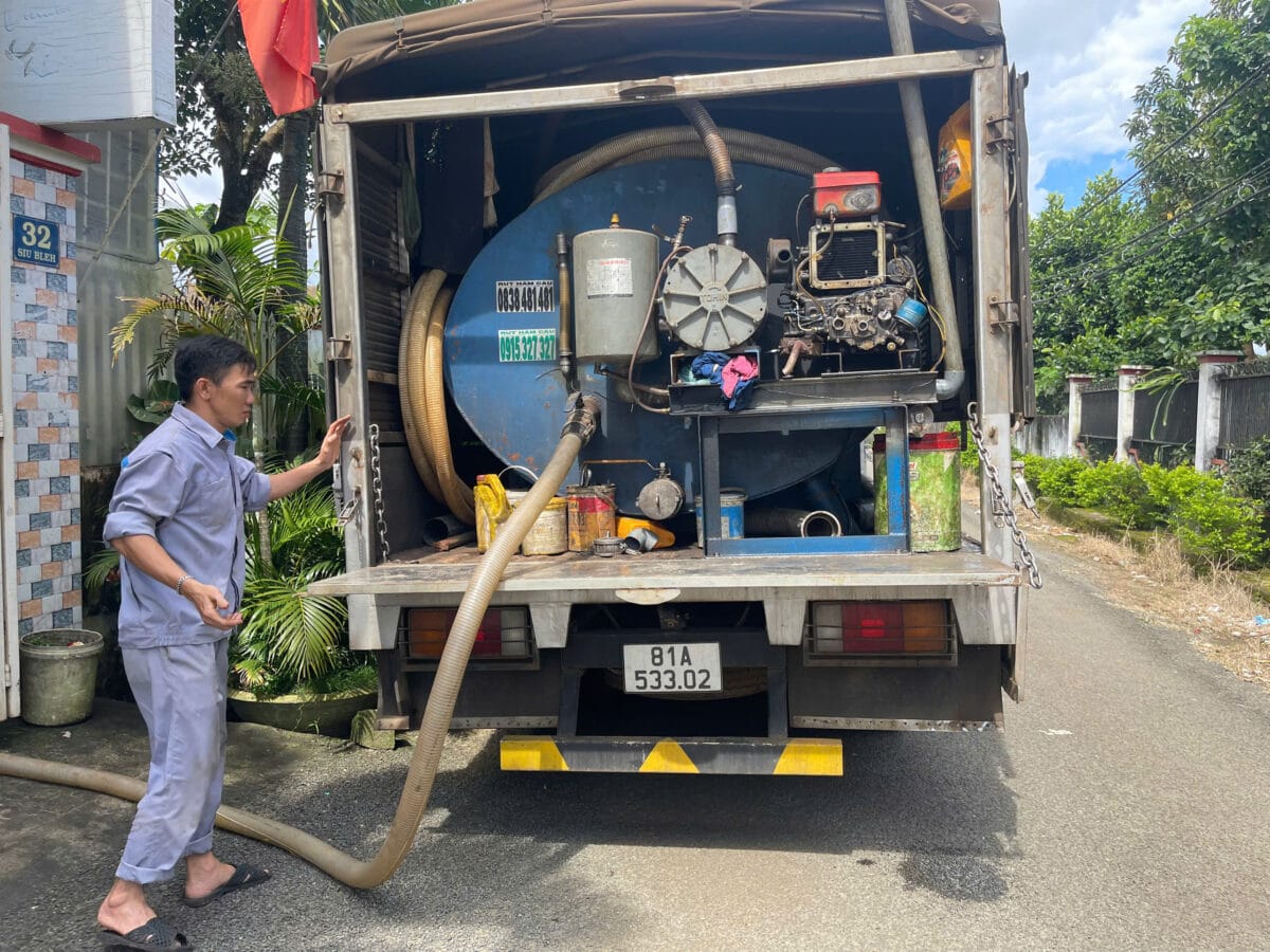 thông hút sửa hầm cầu tại gia lai